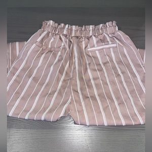 Business casual light pink, silky soft texture with good size pockets
